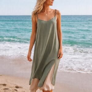 Bill Cost Lightweight Silky Sleeveless Summer Dress – Size Small